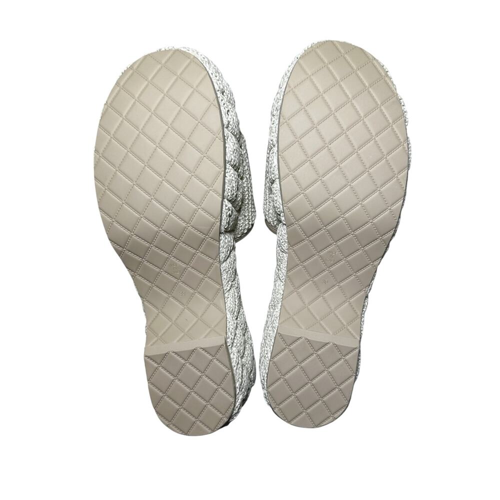 Chanel x Virginie Viard Interlocking CC Logo Raffia Mules Slides Sandals 39 NEW - Picture 7 of 8